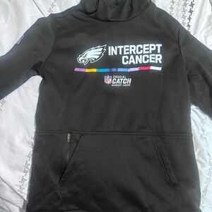 Nike Therma-Fit Black Philadelphia Eagles Crucial Catch Hoodie